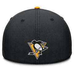 Pittsburgh Penguins Fanatics Authentic Pro Rink Team Code Flex Hat - Black/Gold - NHL 202498976