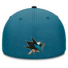 San Jose Sharks Fanatics Authentic Pro Rink Team Code Flex Hat - Teal/Black - NHL 202498977