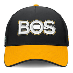 Boston Bruins Fanatics Authentic Pro Rink Team Code Flex Hat - Black/Gold - NHL 202498988
