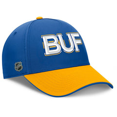 Buffalo Sabres Fanatics Authentic Pro Rink Team Code Flex Hat - Royal/Gold - NHL 202498989