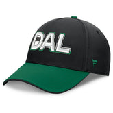 Dallas Stars Fanatics Authentic Pro Rink Team Code Flex Hat - Black/Kelly Green - NHL 202498994