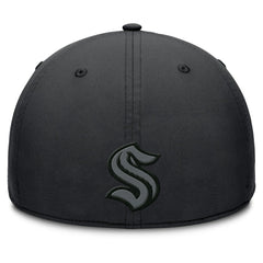 Seattle Kraken Fanatics Authentic Pro Road Team Code Flex Hat - Black - NHL 202499092