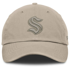Seattle Kraken Fanatics Authentic Pro Road Adjustable Hat - Tan - NHL 202499132