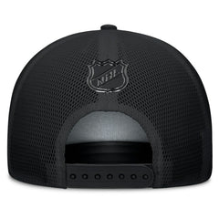 Utah Mammoth Fanatics Authentic Pro Road Team Code Trucker Adjustable Hat - Black - NHL 202499165