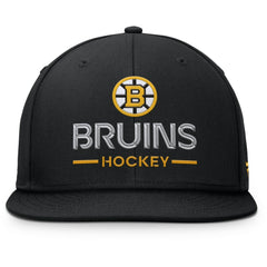 Boston Bruins Fanatics Authentic Pro Rink Lockup Snapback Hat - Black - NHL 202499176