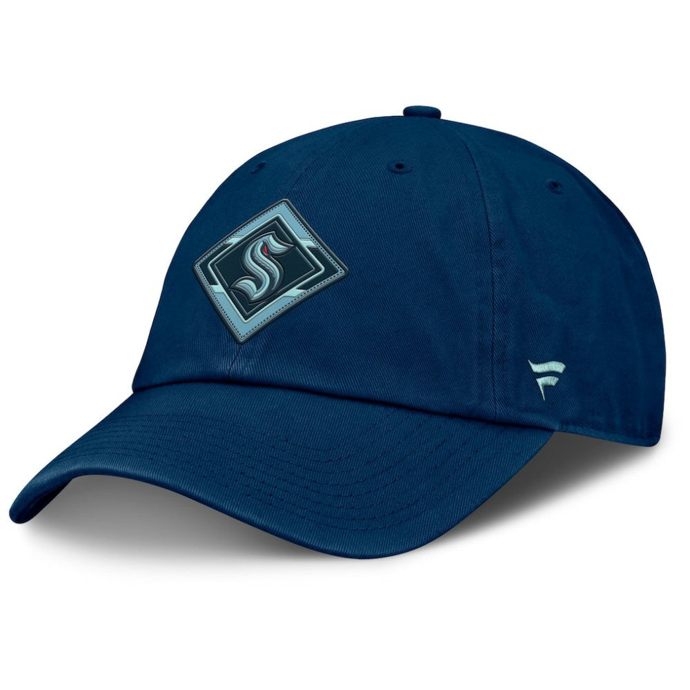 Seattle Kraken Fanatics Women's Authentic Pro Rink Adjustable Hat - Deep Sea Blue - NHL 202499243