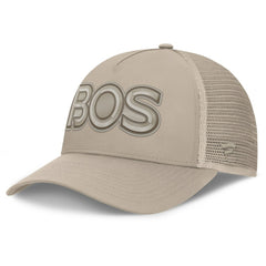 Boston Bruins Fanatics Women's Authentic Pro Road Trucker Adjustable Hat - Tan - NHL 202499284