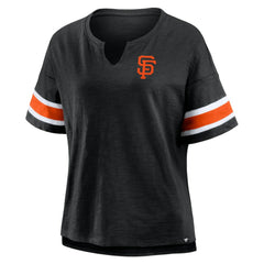 San Francisco Giants Fanatics Women's Curl Route T-Shirt - Black - Fanatics on Sale