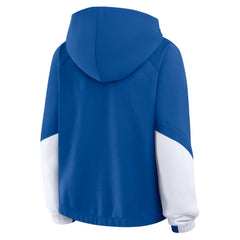 Los Angeles Dodgers Fanatics Women's Oversized Time to Win Pullover Hoodie - Royal - Fanatics Sale