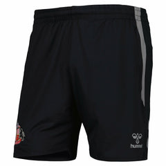 Sunderland Hummel Training Woven Shorts Black