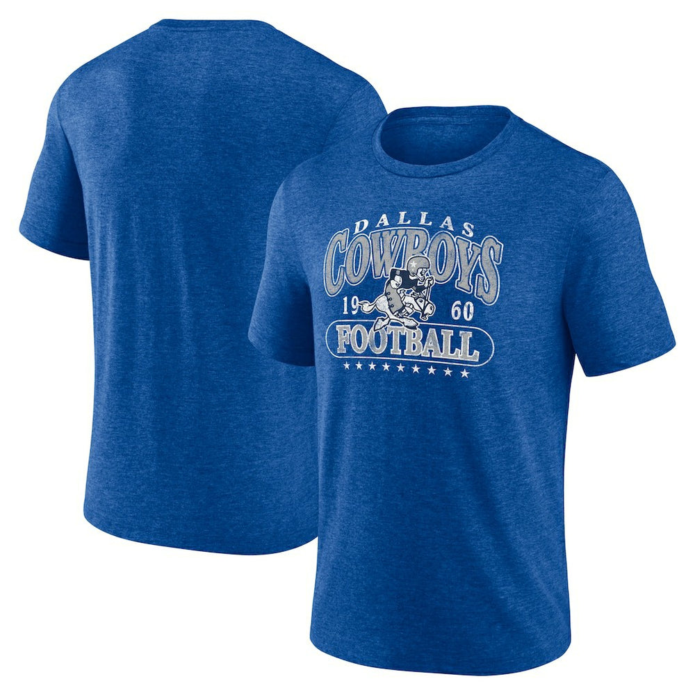 Dallas Cowboys Retro Tri-Blend T-Shirt Royal