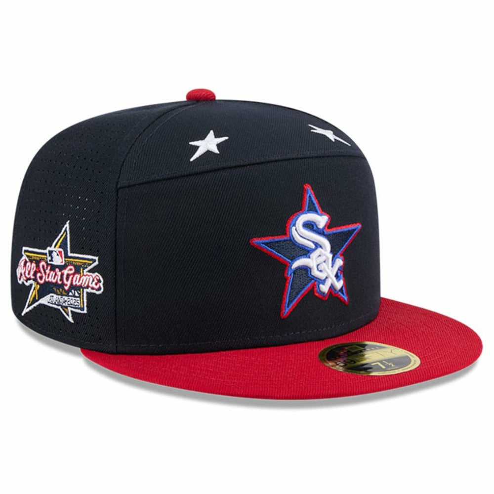 Chicago White Sox New Era 2025 MLB All-Star Game Workout Side Patch 59FIFTY Fitted Hat - Navy/Red - New Era on Sale
