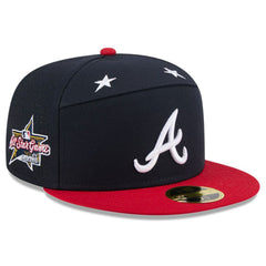 Atlanta Braves New Era 2025 MLB All-Star Game Side Patch 59FIFTY Fitted Hat - Navy/Red - New Era Lifestyle
