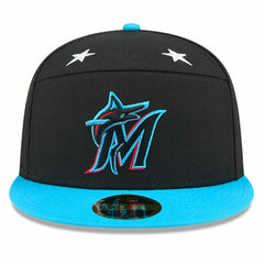 Miami Marlins New Era 2025 MLB All-Star Game Side Patch 59FIFTY Fitted Hat - Black/Blue - New Era Discount