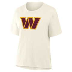 Fanatics Washington Commanders Women's Dove Legacy T-Shirt Cream