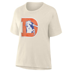 Fanatics Denver Broncos Women's Dove Legacy T-Shirt Cream