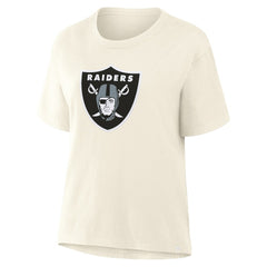 Fanatics Las Vegas Raiders Women's Dove Legacy T-Shirt Cream