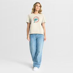 Fanatics Miami Dolphins Women's Dove Legacy T-Shirt Cream