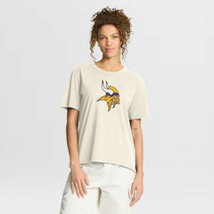 Fanatics Minnesota Vikings Women's Dove Legacy T-Shirt Cream