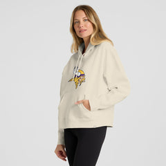 Fanatics Minnesota Vikings Women's Dove Legacy Pullover Hoodie Cream