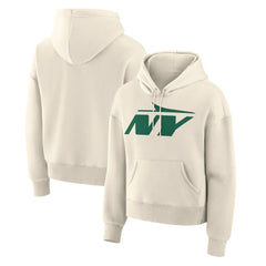 Fanatics New York Jets Women's Dove Legacy Pullover Hoodie Cream