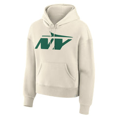 Fanatics New York Jets Women's Dove Legacy Pullover Hoodie Cream