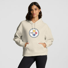 Fanatics Pittsburgh Steelers Women's Dove Legacy Pullover Hoodie Cream