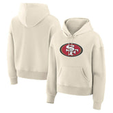 Fanatics San Francisco 49ers Women's Dove Legacy Pullover Hoodie Cream