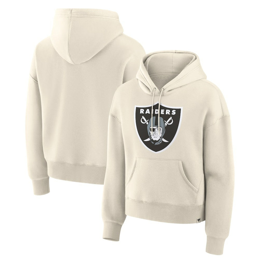 Fanatics Las Vegas Raiders Women's Dove Legacy Pullover Hoodie Cream