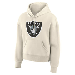 Fanatics Las Vegas Raiders Women's Dove Legacy Pullover Hoodie Cream