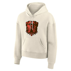 Fanatics Cleveland Browns Women's Dove Legacy Pullover Hoodie Cream