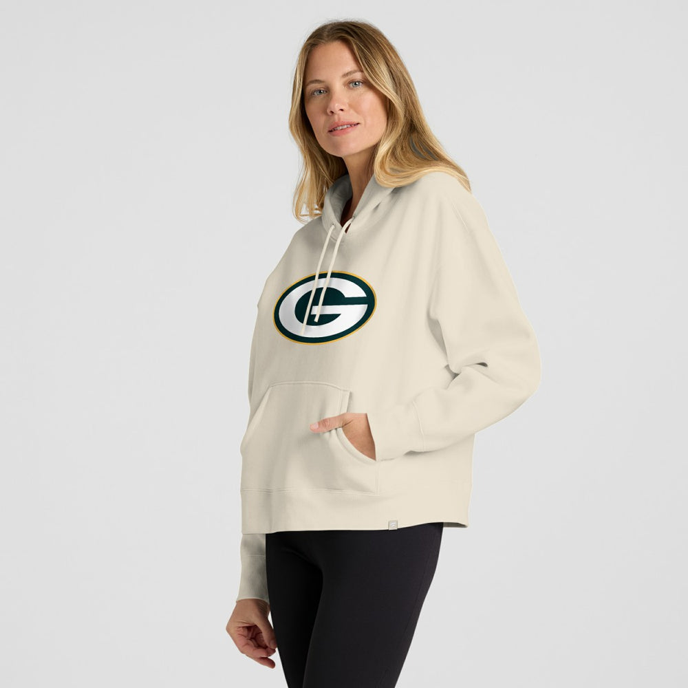 Fanatics Green Bay Packers Women's Dove Legacy Pullover Hoodie Cream