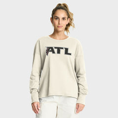 Fanatics Atlanta Falcons Women's Dove Legacy Long Sleeve T-Shirt Cream