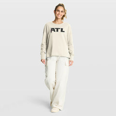 Fanatics Atlanta Falcons Women's Dove Legacy Long Sleeve T-Shirt Cream