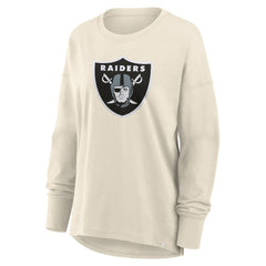 Fanatics Las Vegas Raiders Women's Dove Legacy Long Sleeve T-Shirt Cream