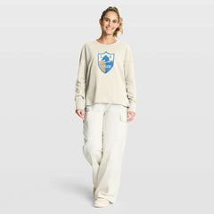 Fanatics Los Angeles Chargers Women's Dove Legacy Long Sleeve T-Shirt Cream