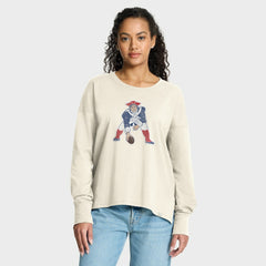 Fanatics New England Patriots Women's Dove Legacy Long Sleeve T-Shirt Cream