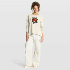 Fanatics Cincinnati Bengals Women's Dove Legacy Long Sleeve T-Shirt Cream