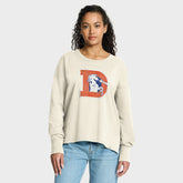 Fanatics Denver Broncos Women's Dove Legacy Long Sleeve T-Shirt Cream