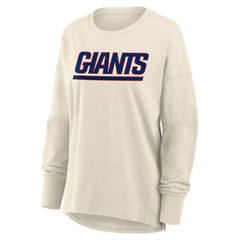Fanatics New York Giants Women's Dove Legacy Long Sleeve T-Shirt Cream
