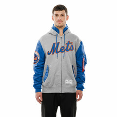 New York Mets New Era x Alpha Industries MA-1 Full-Zip Hoodie Jacket - Royal/Grey - New Era Online