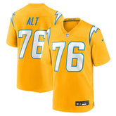 Nike Joe Alt Los Angeles Chargers Alternate Charger Power Game Player Jersey Gold