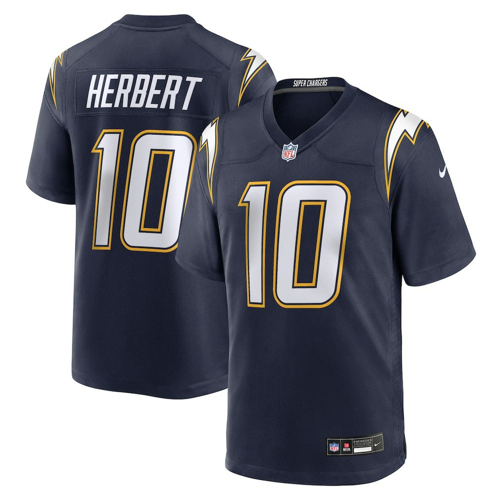 Nike Justin Herbert Los Angeles Chargers Alternate Super Chargers Game Player Jersey Navy