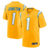Nike Quentin Johnston Los Angeles Chargers Alternate Charger Power Game Player Jersey Gold