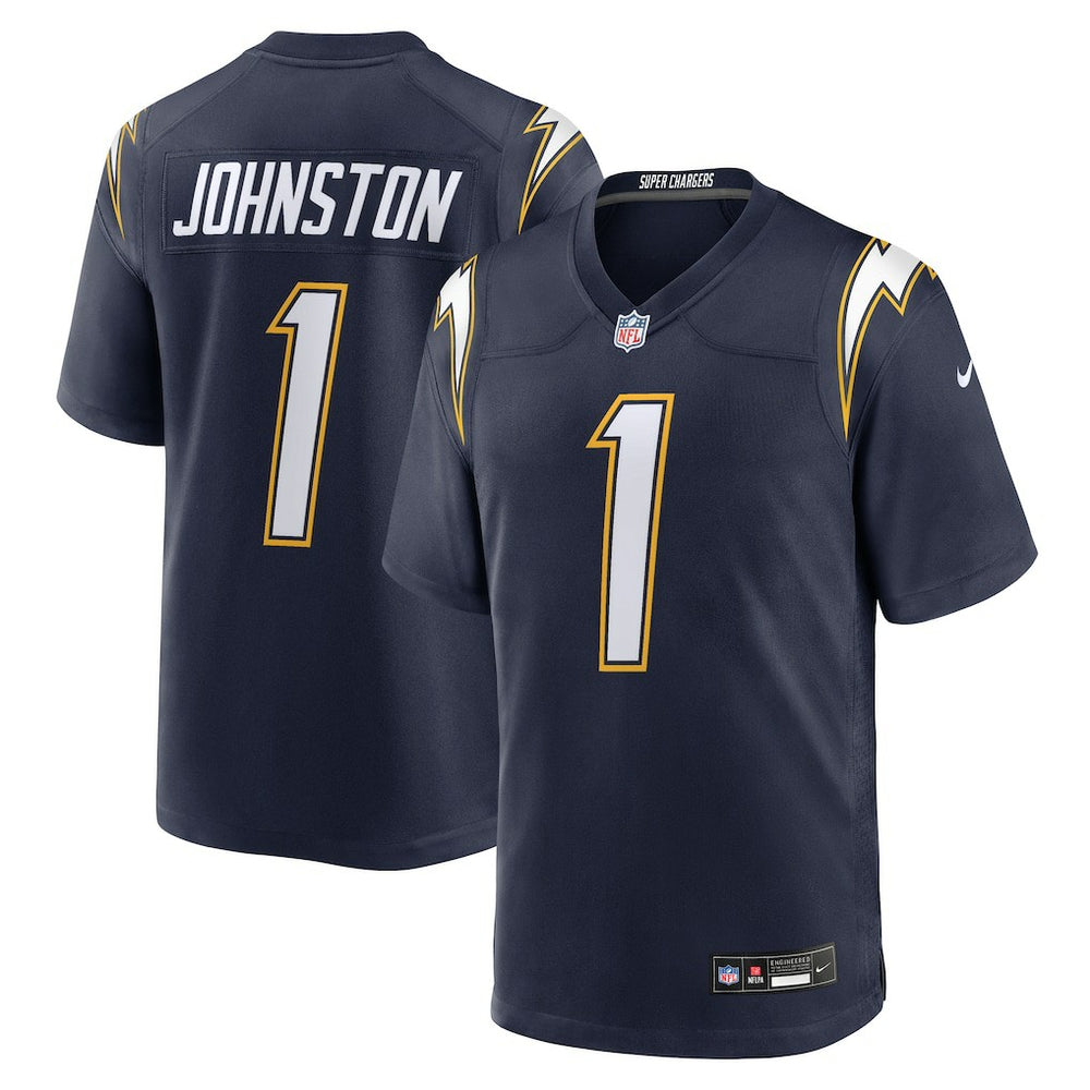 Nike Quentin Johnston Los Angeles Chargers Alternate Super Chargers Game Player Jersey Navy