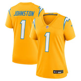 Nike Quentin Johnston Los Angeles Chargers Women's Alternate Charger Power Game Jersey Gold