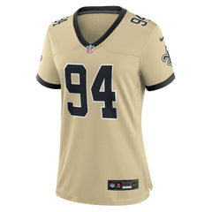 Nike Cameron Jordan New Orleans Saints Women's Gameday Golds Alternate Game Player Jersey Gold