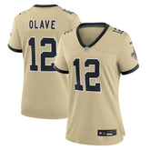 Nike Chris Olave New Orleans Saints Women's Gameday Golds Alternate Game Player Jersey Gold
