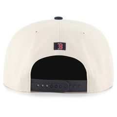 Boston Red Sox '47 Payson Captain Snapback Hat - Natural - 47 brand Lifestyle