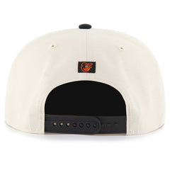 Baltimore Orioles '47 Payson Captain Snapback Hat - Natural - 47 brand Lifestyle